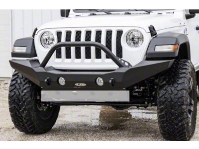 LoD Offroad Destroyer Full-Width Front Bumper with Bull Bar; Black Texture (18-24 Jeep Wrangler JL)