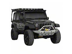 LoD Offroad Destroyer Mid-Width Front Bumper; Black Texture (07-18 Jeep Wrangler JK)