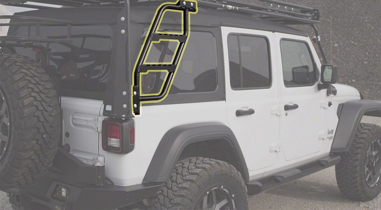 Lod Offroad Jeep Wrangler Destroyer Roof Rack Ladder Passenger Side Jld0793 07 24 Jeep