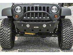 LoD Offroad Destroyer Shorty Front Bumper; Black Texture (07-18 Jeep Wrangler JK)