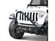 LoD Offroad Destroyer Shorty Front Bumper with Stinger Guard; Black Texture (18-24 Jeep Wrangler JL)