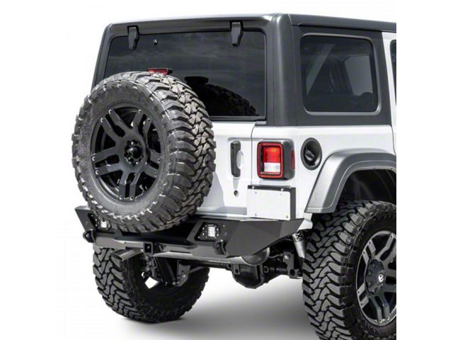 LoD Offroad Destroyer Shorty Rear Bumper; Black Texture (18-24 Jeep Wrangler JL)