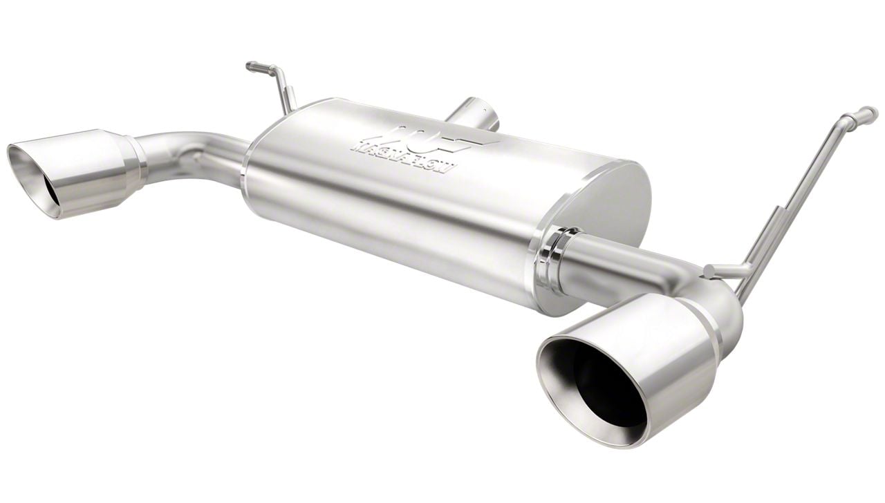 Magnaflow Jeep Wrangler Street Series Axle-Back Exhaust System with  Polished Tips 19385 (18-24 2.0L or 3.6L Jeep Wrangler JL) - Free Shipping