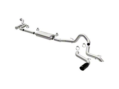 Magnaflow Overland Series Single Exhaust System; Side Exit/Turn Down (2024 Tacoma)