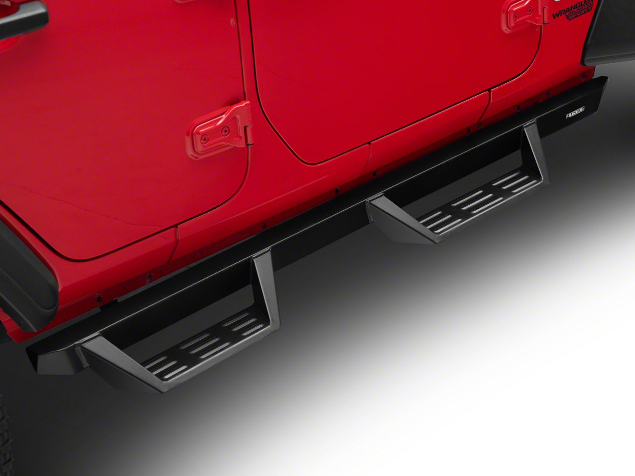 Magnum Jeep Wrangler RT Gen 2 Drop Side Step Bars; Black Textured ...