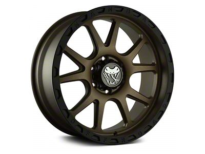 Mamba Offroad Wheels Type M27 Matte Bronze with Black Lip 6-Lug Wheel; 20x9; -12mm Offset (05-15 Tacoma)