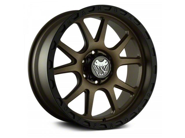 Mamba Offroad Wheels Type M27 Matte Bronze with Black Lip 6-Lug Wheel; 20x9; 0mm Offset (10-24 4Runner)