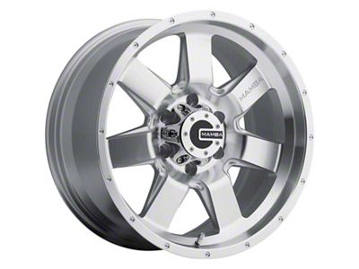 Mamba Offroad Wheels M14 Machined Face Silver 6-Lug Wheel; 20x9; 12mm Offset (04-15 Titan)