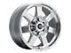 Mamba Offroad Wheels M14 Machined Face Silver 6-Lug Wheel; 20x9; 12mm Offset (04-15 Titan)