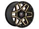 Mamba Offroad Wheels M23 Matte Black with Bronze Face 6-Lug Wheel; 20x9; -12mm Offset (04-15 Titan)