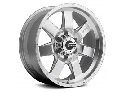 Mamba Offroad Wheels Type M14 Machined Face Silver 6-Lug Wheel; 18x9; 12mm Offset (04-15 Titan)