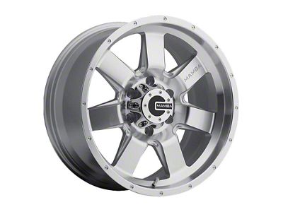 Mamba Offroad Wheels Type M14 Machined Face Silver 6-Lug Wheel; 17x9; 12mm Offset (10-24 4Runner)