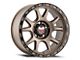 Mamba Offroad Wheels Type M27 Matte Bronze with Black Lip 6-Lug Wheel; 17x9; -12mm Offset (10-24 4Runner)