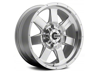 Mamba Offroad Wheels Type M14 Machined Face Silver 6-Lug Wheel; 18x9; 12mm Offset (2024 Tacoma)