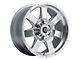 Mamba Offroad Wheels M14 Machined Face Silver 6-Lug Wheel; 20x9; 12mm Offset (21-24 Bronco, Excluding Raptor)