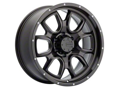 Mamba Offroad Wheels M19 Matte Black with Drill Holes 6-Lug Wheel; 18x9; 20mm Offset (22-24 Bronco Raptor)