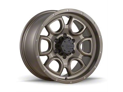 Mamba Offroad Wheels Type M19 Matte Bronze 6-Lug Wheel; 20x9; -12mm Offset (21-24 Bronco, Excluding Raptor)