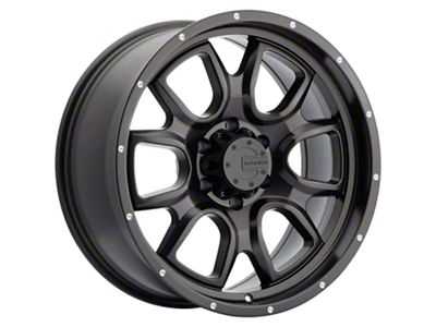 Mamba Offroad Wheels Type M19 Matte Black Wheel; 18x9; 6mm Offset (20-24 Jeep Gladiator JT)