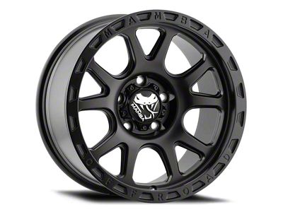 Mamba Offroad Wheels Type M27 Matte Black Wheel; 17x9; 12mm Offset (20-24 Jeep Gladiator JT)