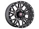 Mamba Offroad Wheels Type M25 Matte Gray with Black Lip Edge Wheel; 17x9 (18-24 Jeep Wrangler JL)