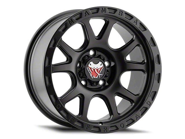 Mamba Offroad Wheels Type M27 Matte Black 6-Lug Wheel; 20x9; -12mm Offset (16-23 Tacoma)