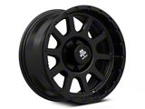 Mammoth 10 Hole Matte Black 6-Lug Wheel; 17x9; -6mm Offset (03-09 4Runner)