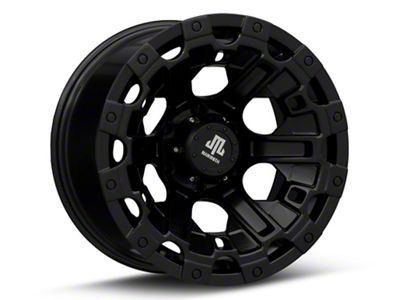 Mammoth Goliath Satin Black 6-Lug Wheel; 17x9.5; -18mm Offset (03-09 4Runner)