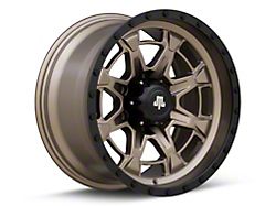 Mammoth Split 16 Satin Bronze 6-Lug Wheel; 17x9; -12mm Offset (03-09 4Runner)