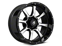 Mammoth High Roller Gloss Black Machined 6-Lug Wheel; 20x10; -24mm Offset (04-15 Titan)