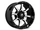 Mammoth High Roller Gloss Black Machined 6-Lug Wheel; 20x10; -24mm Offset (04-15 Titan)