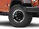 Mammoth 8 Aluminum Black Wheel; 17x9 (07-18 Jeep Wrangler JK)