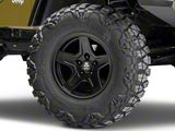 Mammoth Boulder Black Wheel; 16x8; 0mm Offset (97-06 Jeep Wrangler TJ)