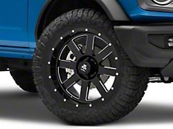 Mammoth Horde Beadlock Gloss Black Machined 6-Lug Wheel; 20x9; 0mm Offset (22-24 Bronco Raptor)