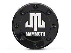 Mammoth 8 Aluminum Wheel Center Cap; Black (Fits Jeep Wrangler YJ & TJ Mammoth 8 Aluminum Wheels Only)