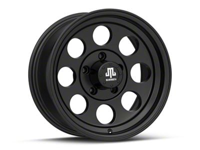 Mammoth 8 Aluminum Matte Black Wheel; 15x10; -44mm Offset (84-01 Jeep Cherokee XJ)