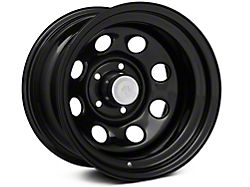 Mammoth 8 Black Steel Wheel; 15x8 (84-01 Jeep Cherokee XJ)