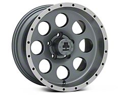 Mammoth 8 Simulated Beadlock Style Anthracite Wheel; 15x8 (84-01 Jeep Cherokee XJ)