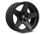 Mammoth Boulder Matte Black Wheel; 17x9; -6mm Offset (84-01 Jeep Cherokee XJ)