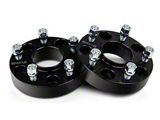 Mammoth 1.25-Inch Billet Wheel Spacers; Black (20-25 Jeep Gladiator JT)