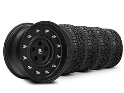17x9 Mammoth General & 34in Kenda All-Terrain KLEVER A/T2 KR628 Tire Package (20-24 Jeep Gladiator JT)