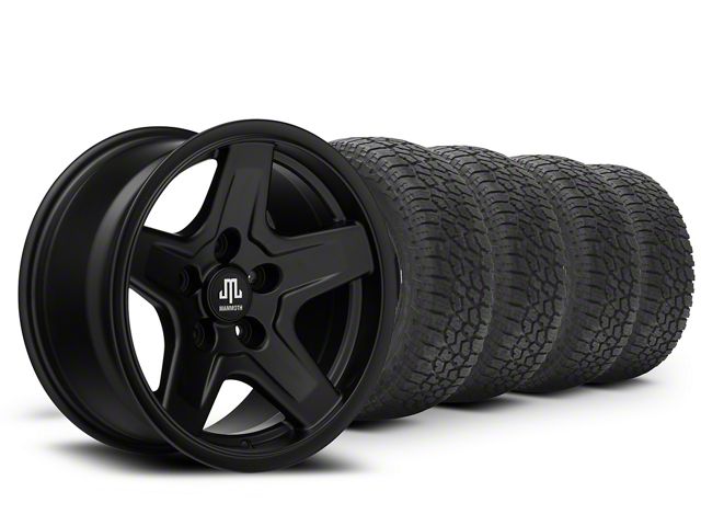 17x9 Mammoth Boulder & 33in Falken All-Terrain Wildpeak A/T3W Tire Package (20-24 Jeep Gladiator JT)