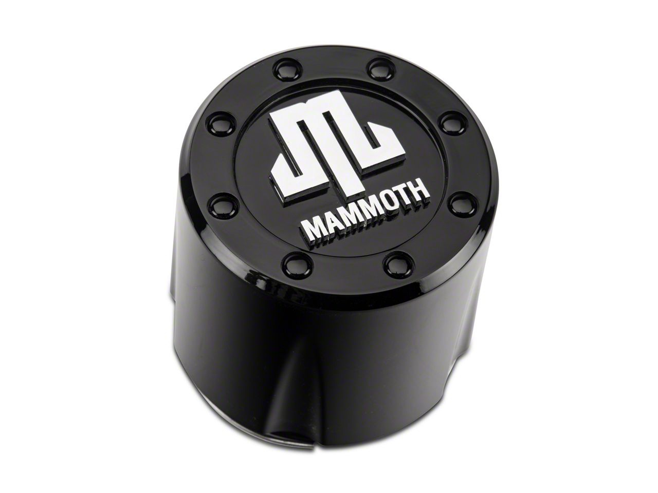 Mammoth Jeep Gladiator 8 Aluminum Wheel Center Cap; Black J103181 (Fits ...