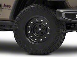 Mammoth General Matte Black Wheel; 17x9 (20-24 Jeep Gladiator JT)