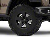 Mammoth Moab Black Wheel; 17x9; -6mm Offset (20-25 Jeep Gladiator JT)