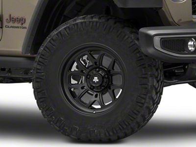 Mammoth Modus Satin Black Wheel; 17x9 (20-24 Jeep Gladiator JT)