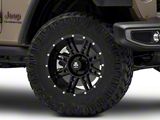 Mammoth Vader Simulated Beadlock Matte Black Wheel; 18x9 (20-24 Jeep Gladiator JT)