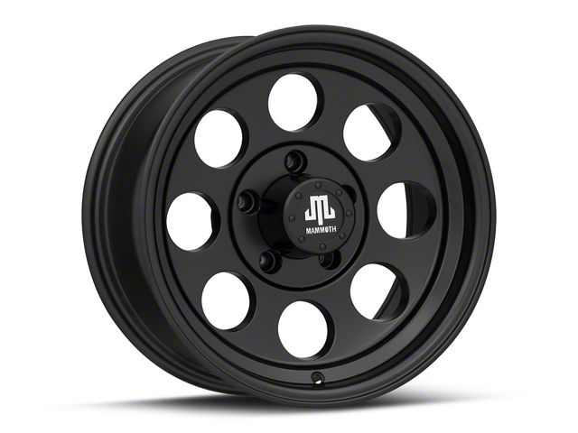 Mammoth 8 Aluminum Matte Black Wheel; 16x8 (99-04 Jeep Grand Cherokee WJ)