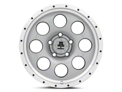 Mammoth 8 Aluminum Simulated Beadlock Anthracite Wheel; 17x9 (05-10 Jeep Grand Cherokee WK, Excluding SRT8)
