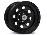 Mammoth 8 Black Wagon Wheel Edition Steel Wheel; 15x8; -19mm Offset (93-98 Jeep Grand Cherokee ZJ)