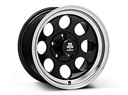 Mammoth 8 Black Wheel; 15x8; -19mm Offset (93-98 Jeep Grand Cherokee ZJ)